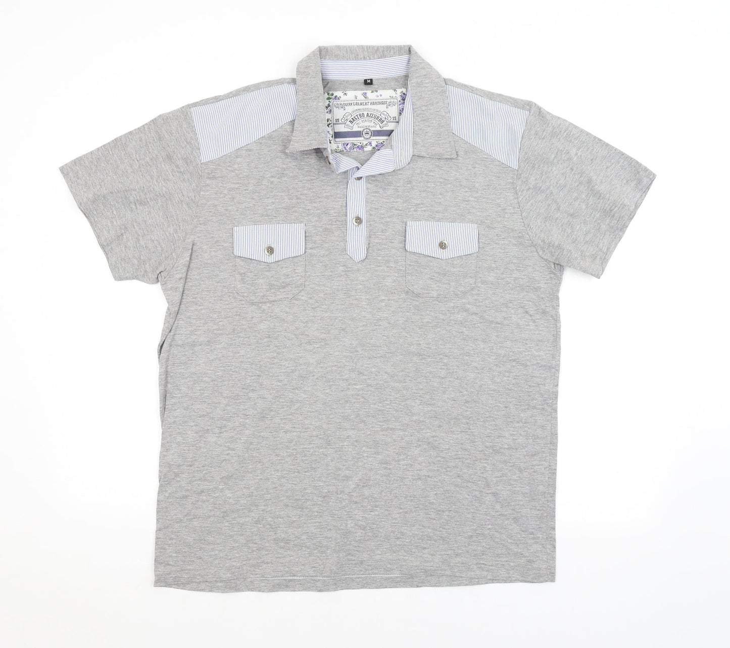 Preworn Mens Grey    Polo Size M