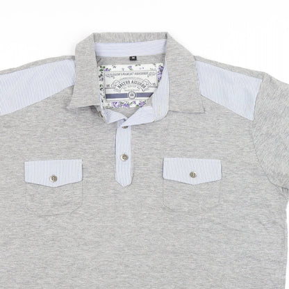 Preworn Mens Grey    Polo Size M