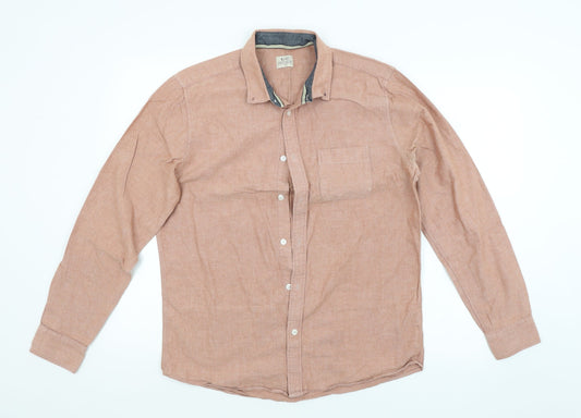 ACW85 Mens Multicoloured    Button-Up Size M