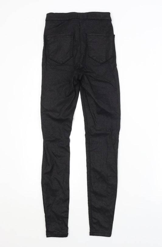 .DENIM Womens Black   Trousers  Size 8 L27 in