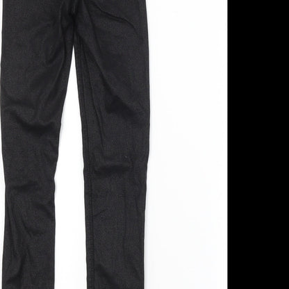 .DENIM Womens Black   Trousers  Size 8 L27 in