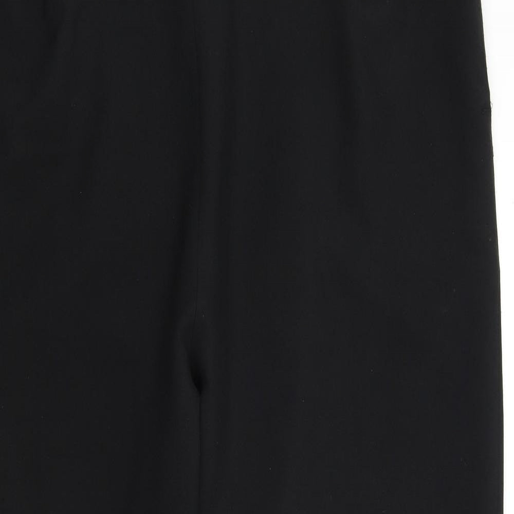 Womens UK Size 22 BM Regular Fit  Black Trousers