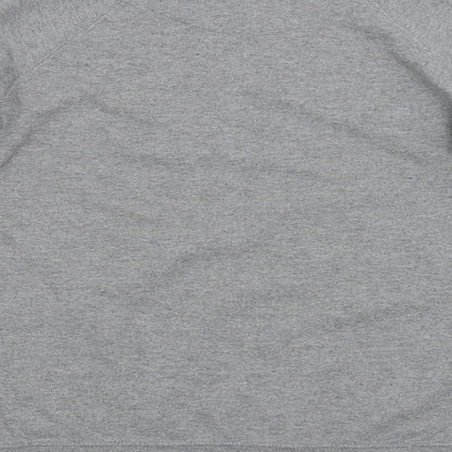 Delta Fleece Womens Grey   Pullover Sweatshirt Size M