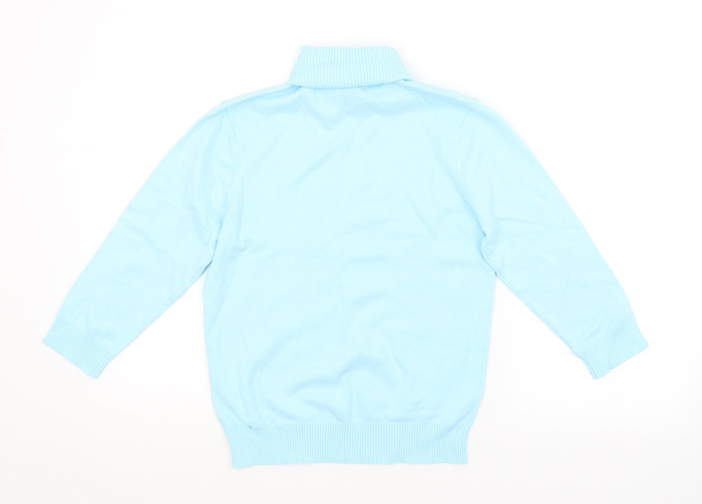Womens UK Size M Preworn Blue Pullover Jumper