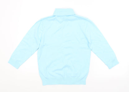 Womens UK Size M Preworn Blue Pullover Jumper