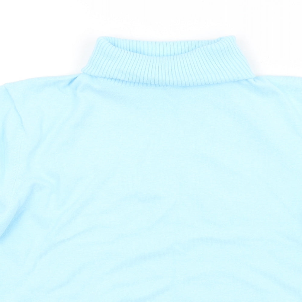 Womens UK Size M Preworn Blue Pullover Jumper