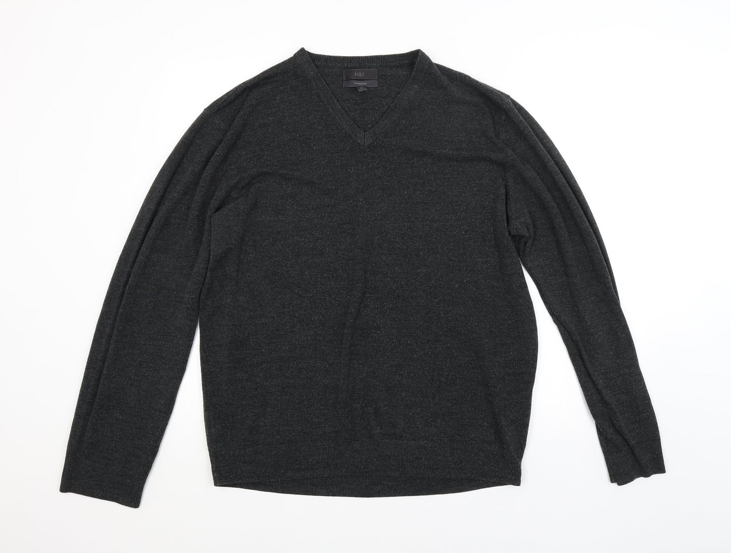 Womens UK Size 2XL M&S Grey Pullover Jumper