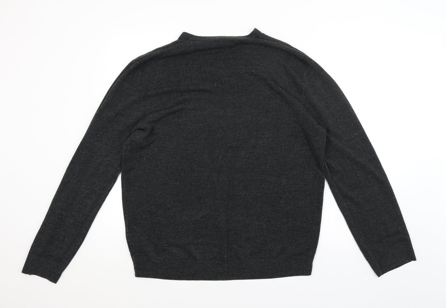 Womens UK Size 2XL M&S Grey Pullover Jumper