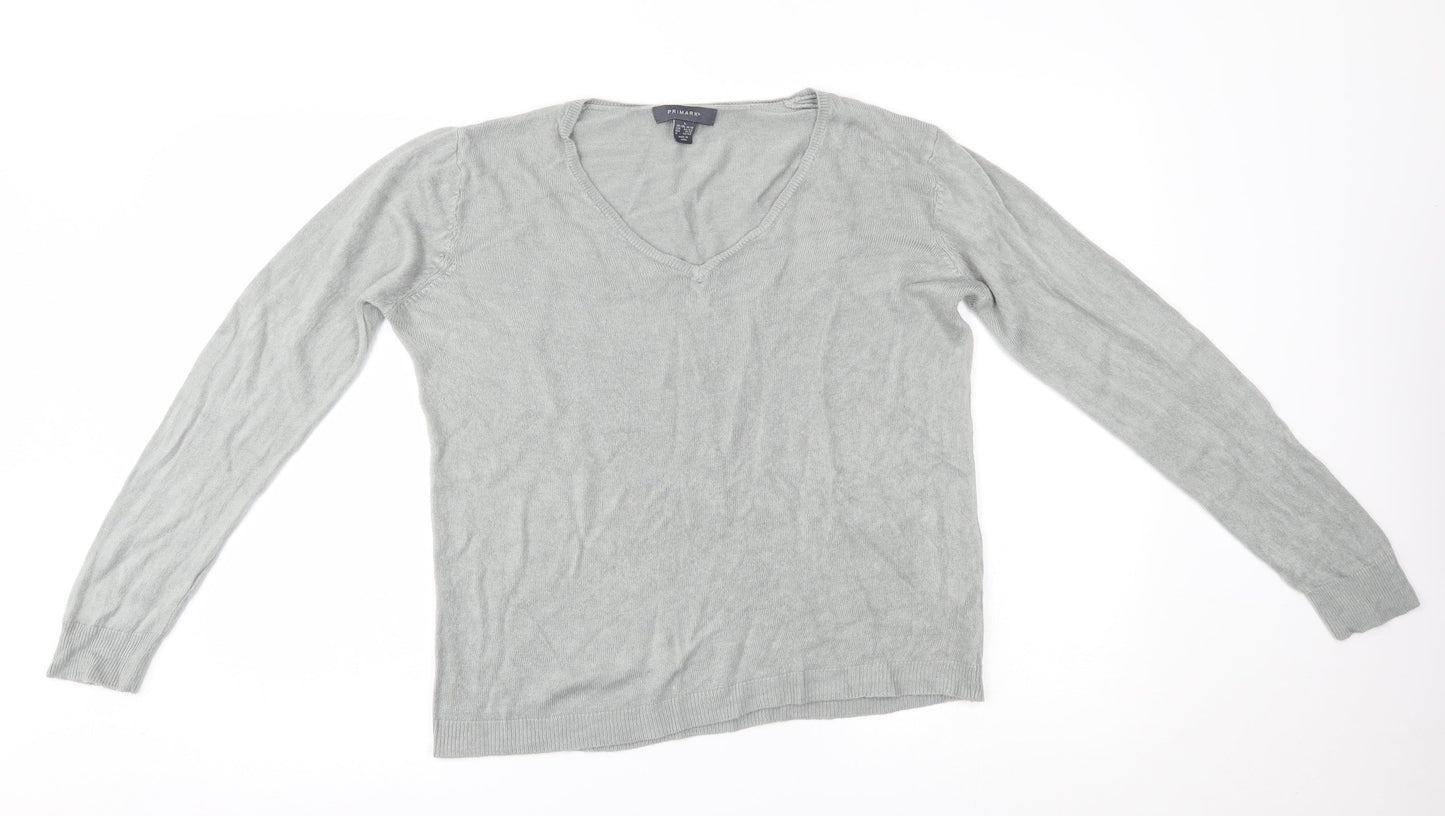Primark Womens Grey   Pullover Jumper Size L