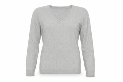 Womens UK Size L Primark Grey Pullover Jumper