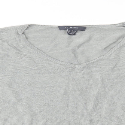 Primark Womens Grey   Pullover Jumper Size L