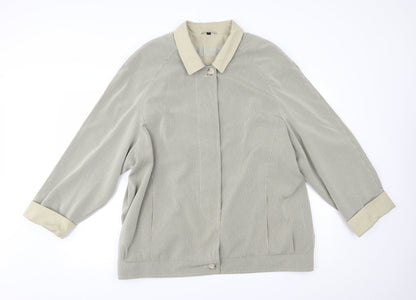 Klass Womens Green Check  Jacket  Size 18