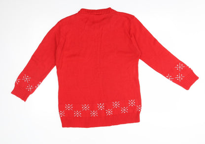 Gazelle Womens Red   Pullover Jumper One Size  - penguin