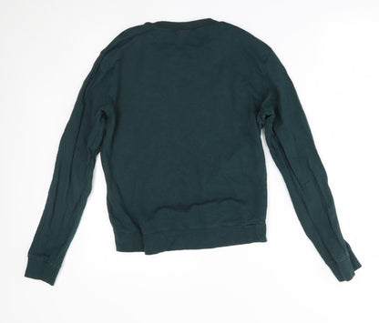Womens UK Size XS H&M Green Pullover Jumper