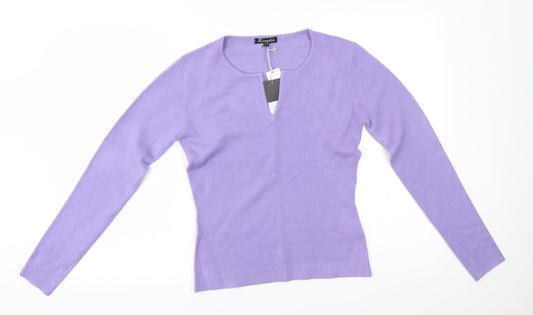 Lingara Womens Purple   Pullover Jumper Size S