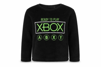 Primark Boys Black    Pyjama Top Size 7-8 Years  - xbox, loungewear