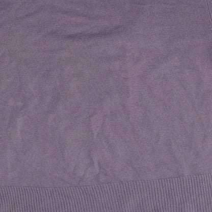 Womens UK Size L M&Co Purple Pullover Jumper