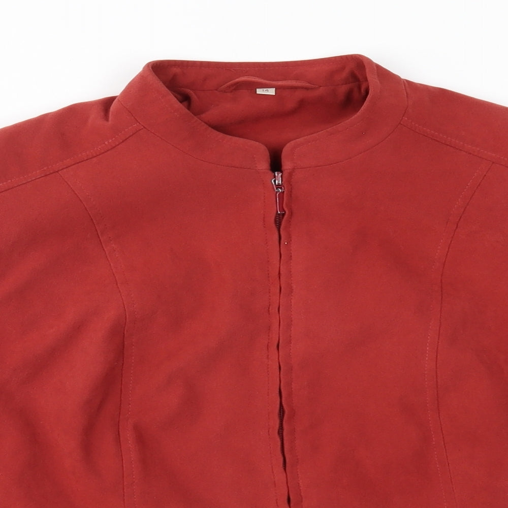 Womens UK Size 14 EWM Red Jacket