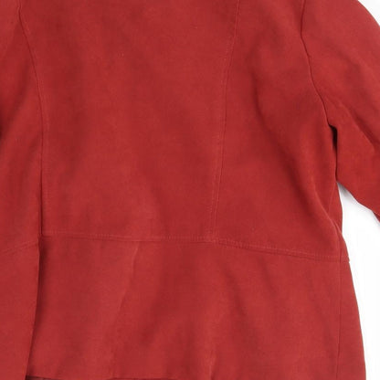 Womens UK Size 14 EWM Red Jacket