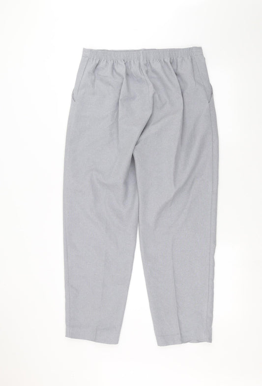 Womens UK Size 16 Preworn Regular Fit  Blue Trousers