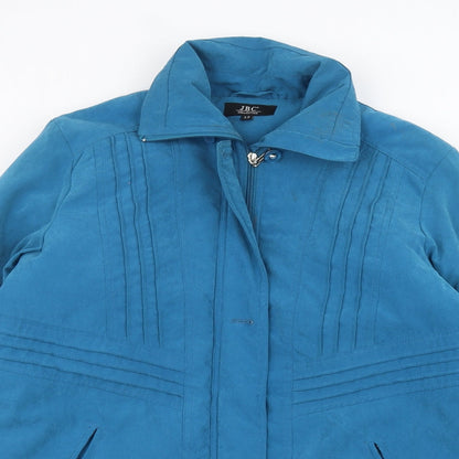 Womens UK Size 12 JBC Blue Overcoat