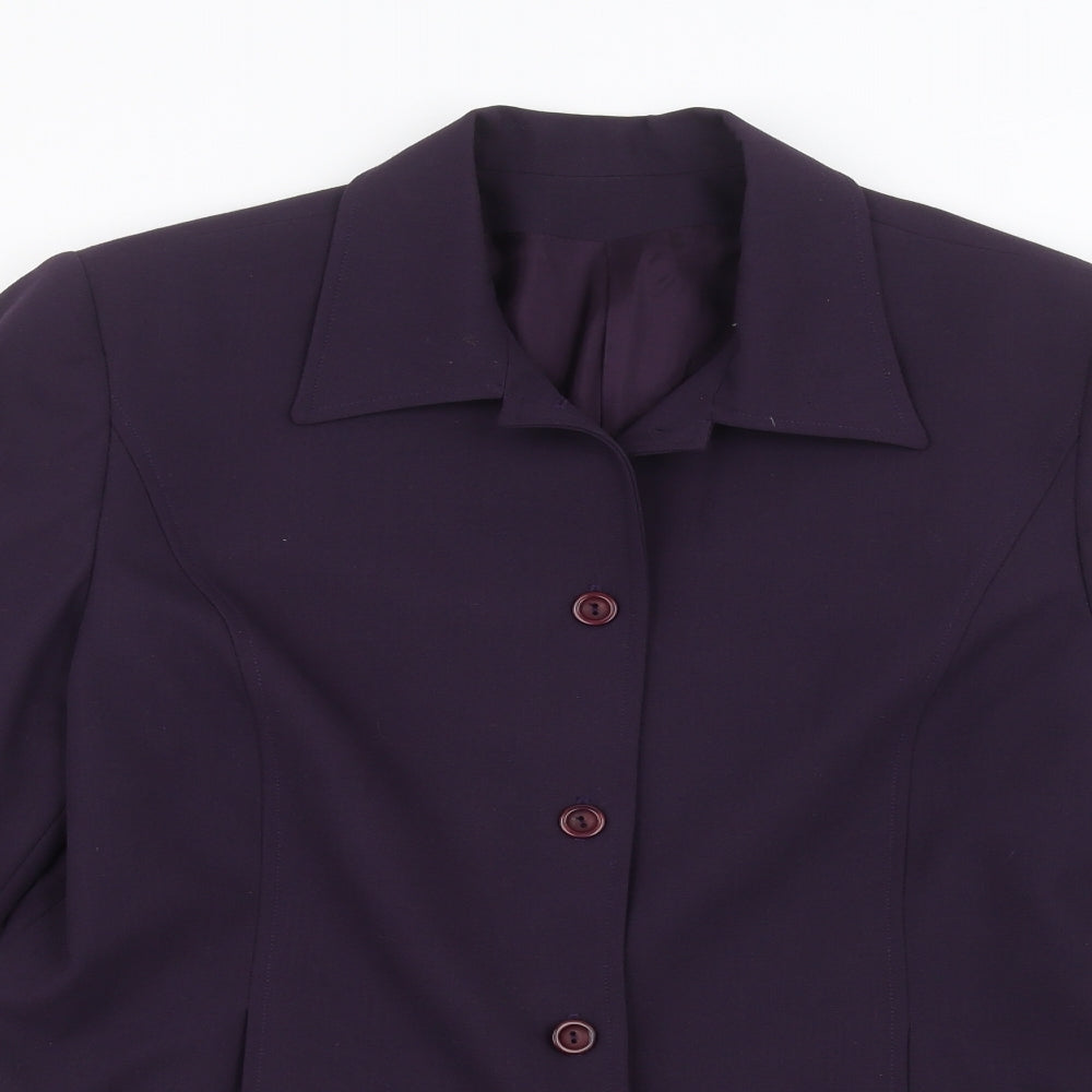 Womens UK Size 12 Preworn Purple Jacket