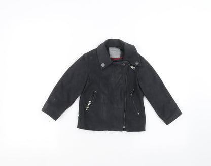 NEXT Girls Black   Jacket  Size 3 Years