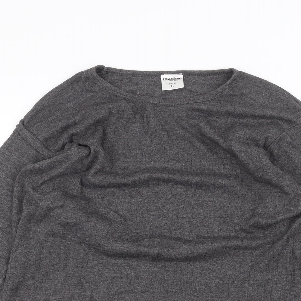 HeatSaver Womens Black   Basic T-Shirt Size L