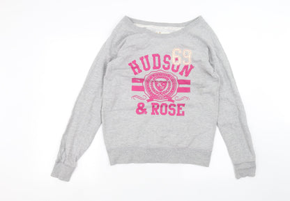 Womens UK Size 8 New Look Grey Pullover Jumper