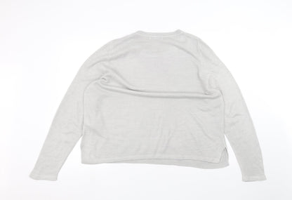 Womens UK Size 20 Marks and Spencer Grey Basic T-Shirt