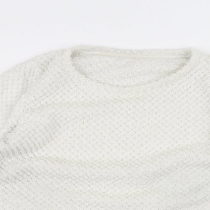 George Womens White   Pullover Jumper Size 12