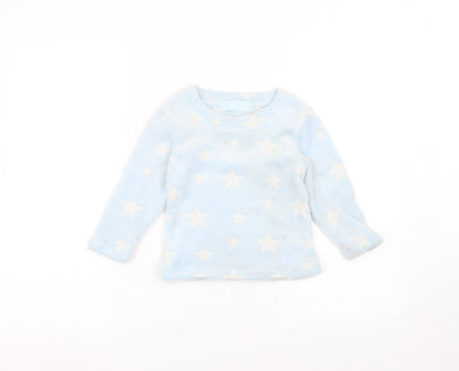 Glow in the dark Girls Blue   Pullover Jumper Size 2-3 Years  - Glow in the dark