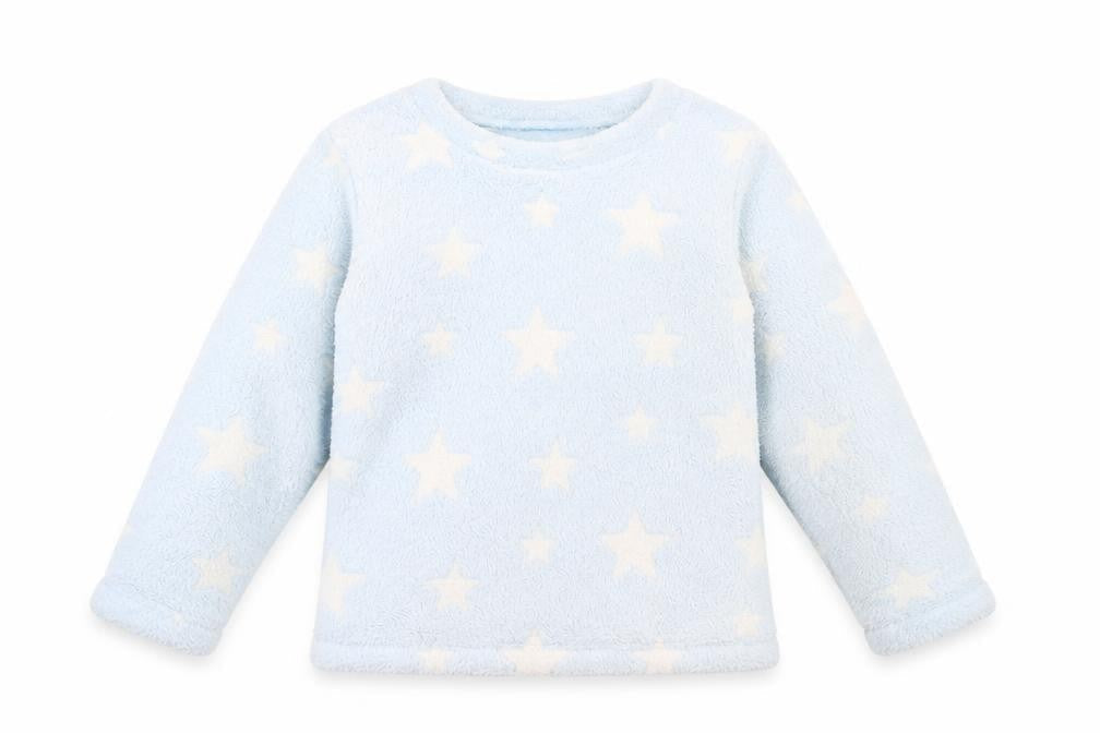 Glow in the dark Girls Blue   Pullover Jumper Size 2-3 Years  - Glow in the dark