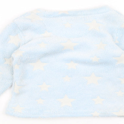 Glow in the dark Girls Blue   Pullover Jumper Size 2-3 Years  - Glow in the dark