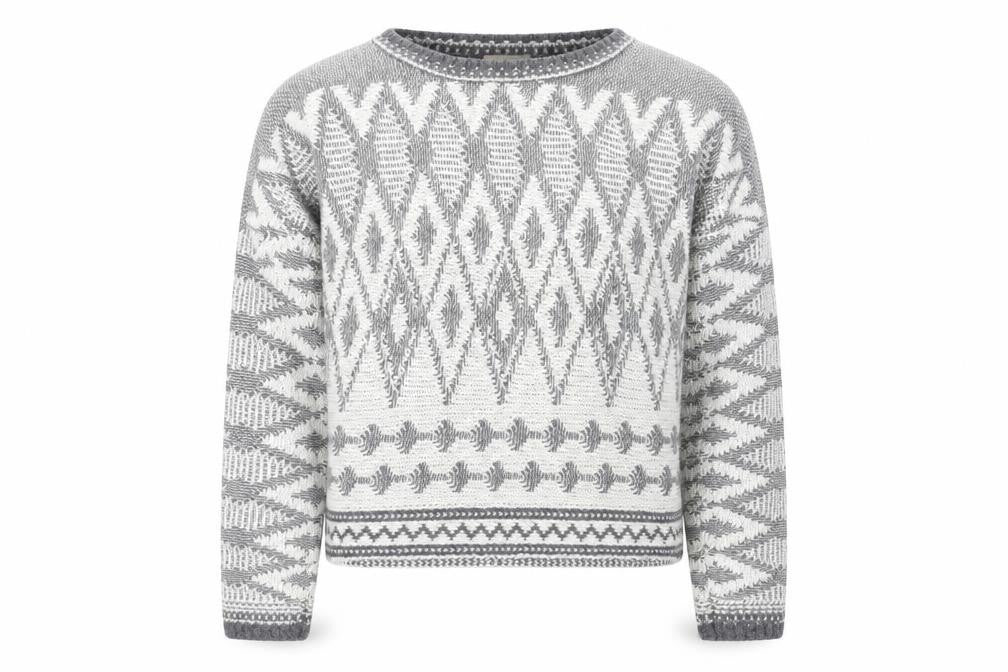Womens UK Size M Papaya Grey Pullover Jumper