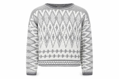 Womens UK Size M Papaya Grey Pullover Jumper