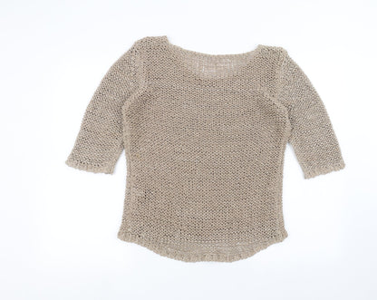 Womens UK Size M NEXT Brown Pullover Jumper