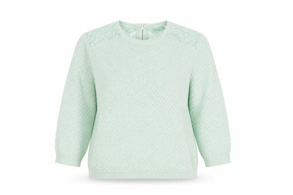 Womens UK Size 14 New Look Green Pullover Jumper