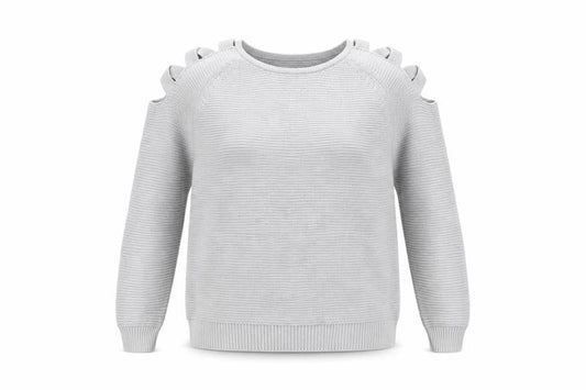 Womens UK Size 12 Select Grey Pullover Jumper