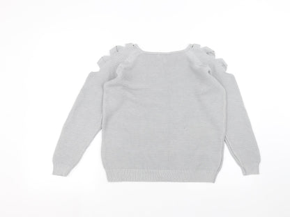 Womens UK Size 12 Select Grey Pullover Jumper
