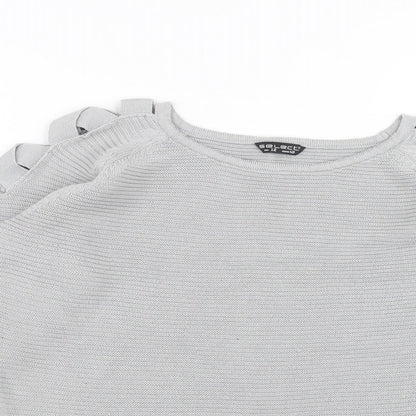 Womens UK Size 12 Select Grey Pullover Jumper