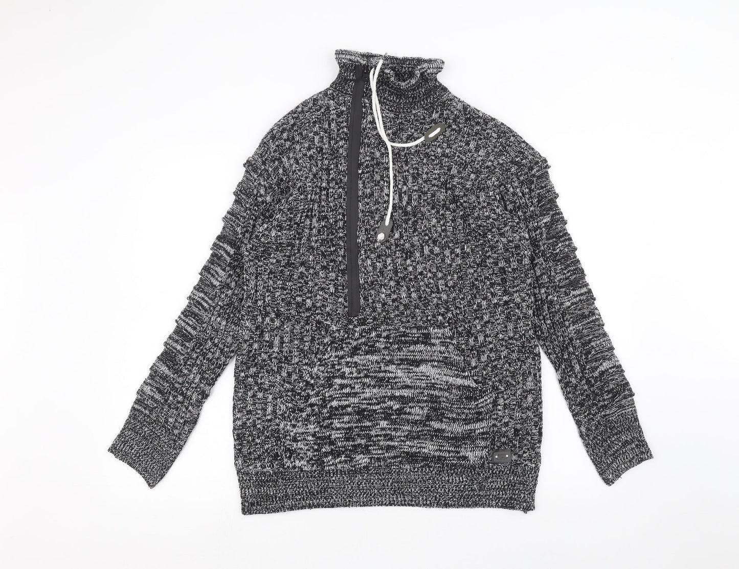 Womens UK Size M Preworn Black Pullover Jumper