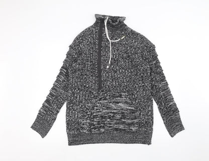 Womens UK Size M Preworn Black Pullover Jumper