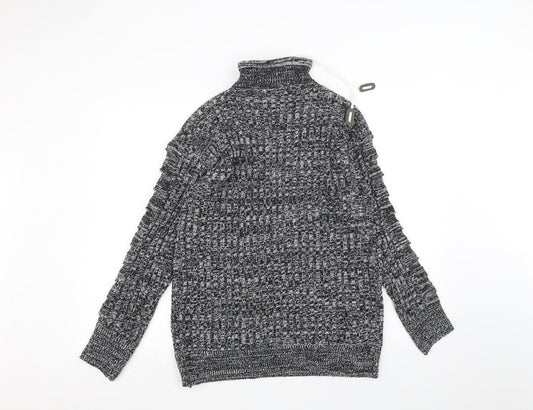 Womens UK Size M Preworn Black Pullover Jumper