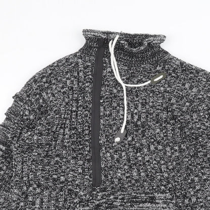 Womens UK Size M Preworn Black Pullover Jumper