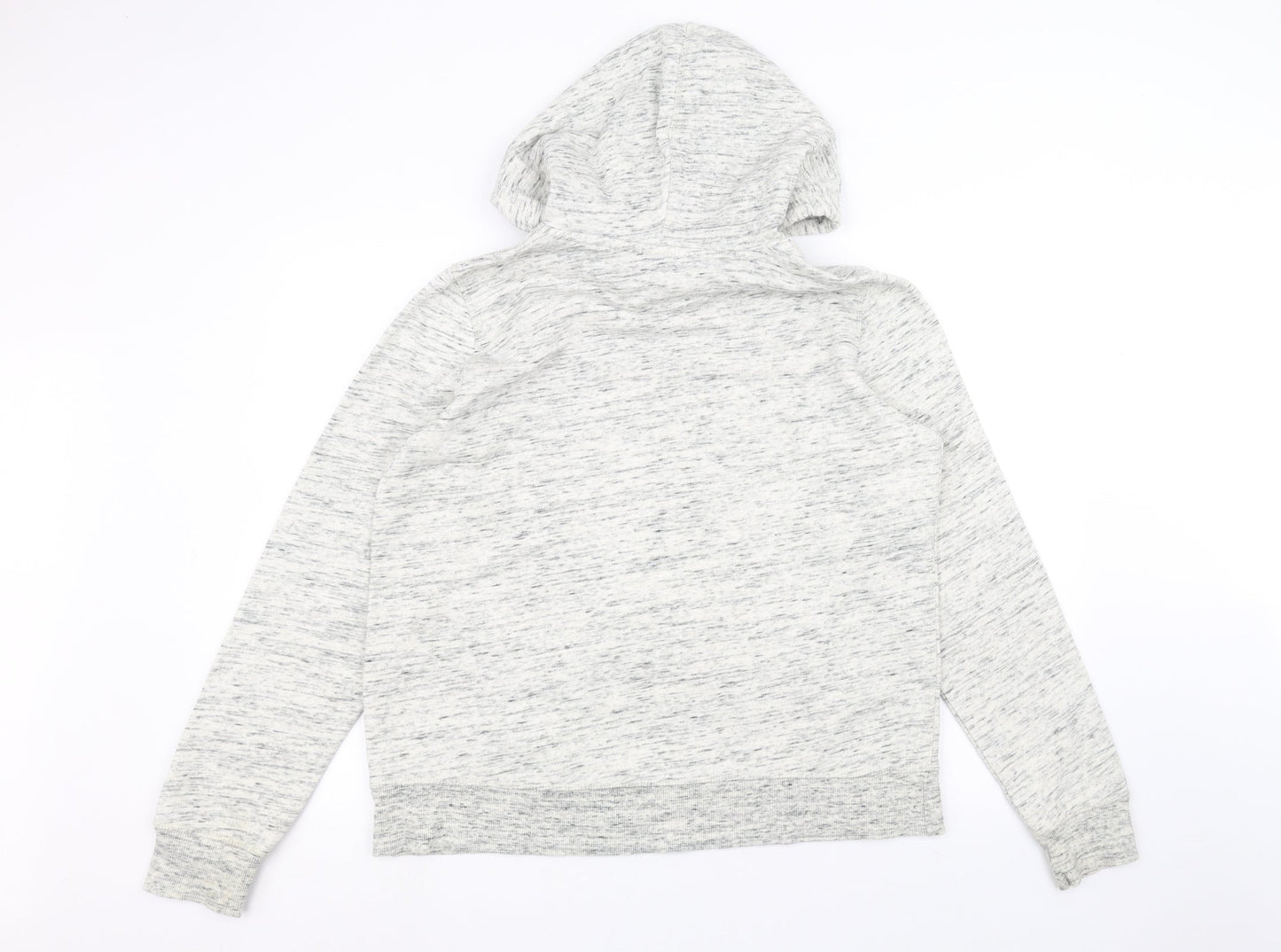 Mens UK Size L H&M White Pullover Hoodie