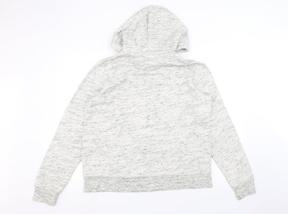 Mens UK Size L H&M White Pullover Hoodie