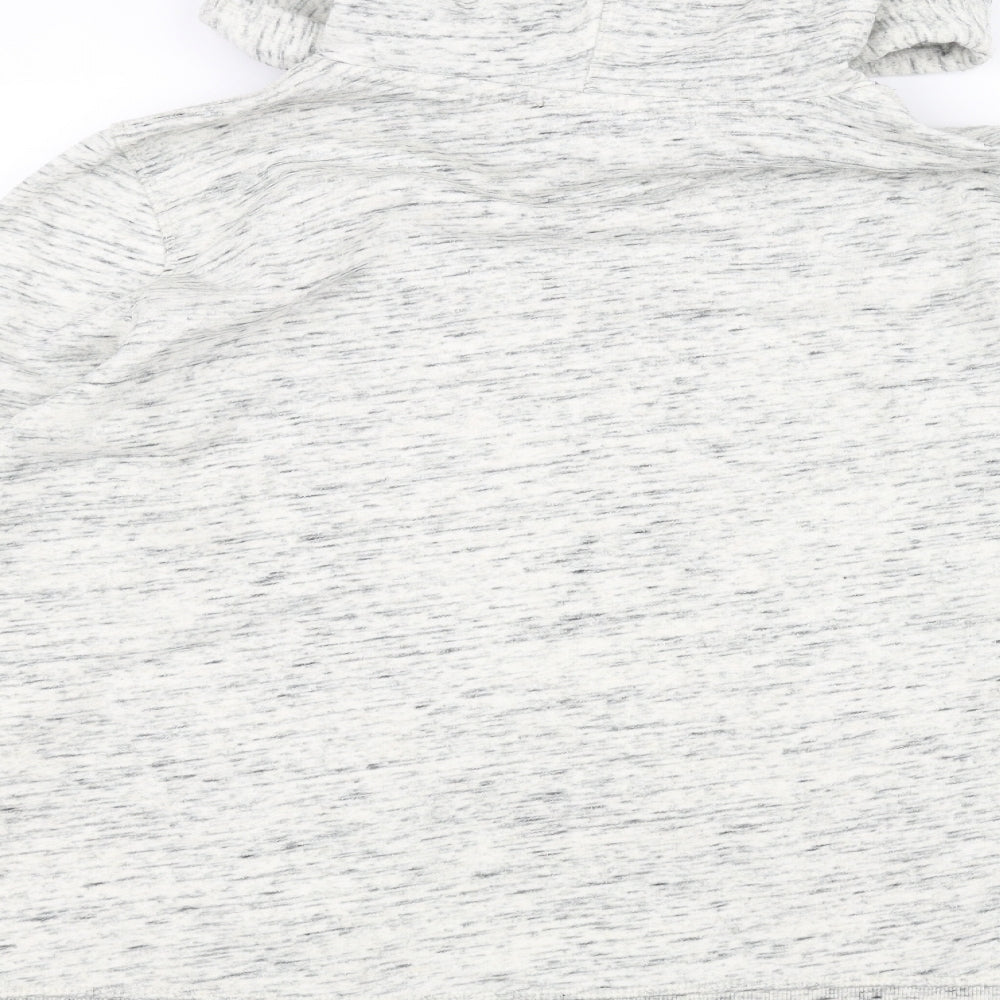 Mens UK Size L H&M White Pullover Hoodie