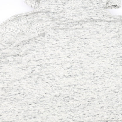 Mens UK Size L H&M White Pullover Hoodie