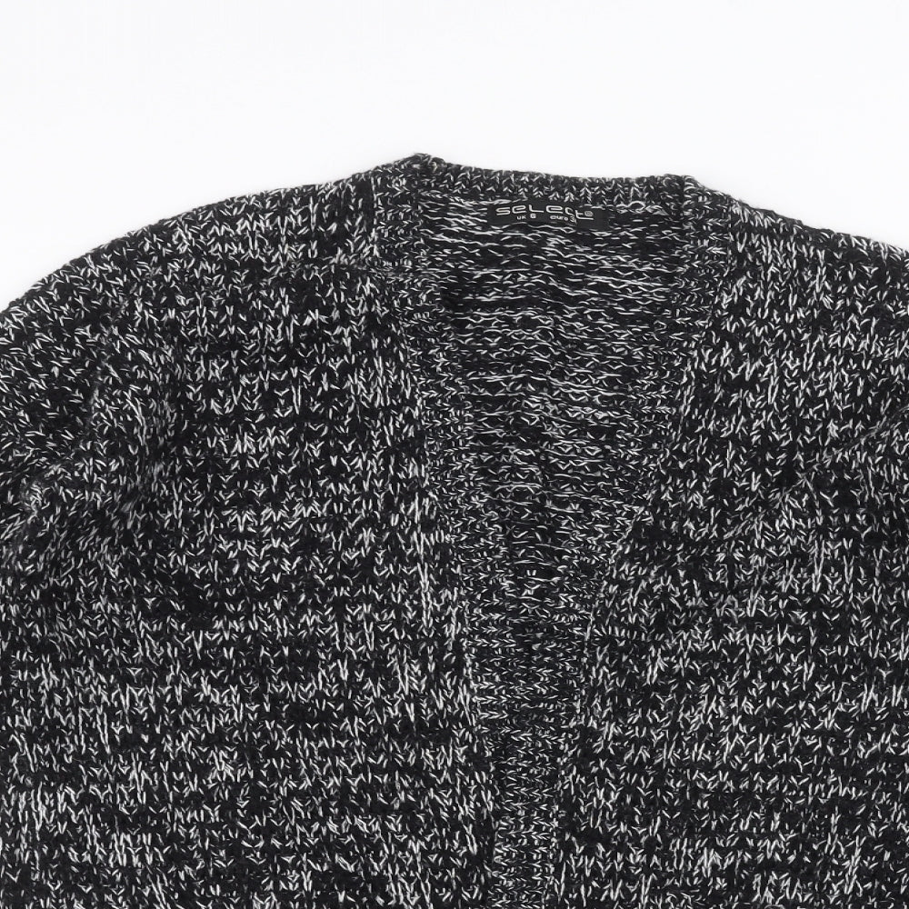 Womens UK Size 6 Select Black Cardigan Jumper